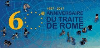60e  anniversaire des Traités de Rome : L'Union européenne inquiète de son avenir